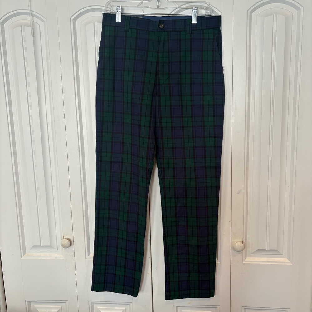 Vineyard Vines Blue And Green Breaker Pants Size 18‎